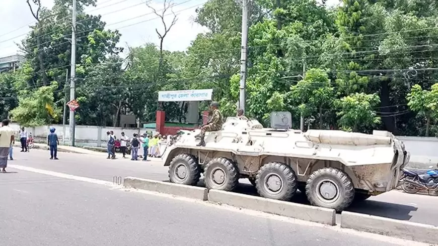 গাজীপুর জেলা কারাগারে বিদ্রোহ, গোলাগুলিতে ১৬ জন আহত