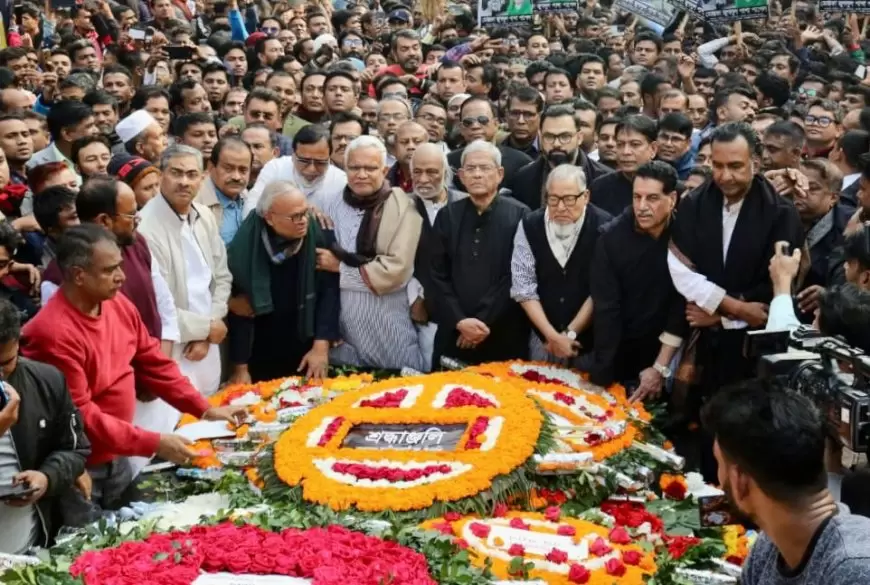 শহিদ বুদ্ধিজীবীদের প্রতি বিএনপির শ্রদ্ধা